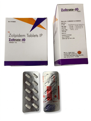 Zolpidem Tartrate 10mg Tablets (Zoltrate)